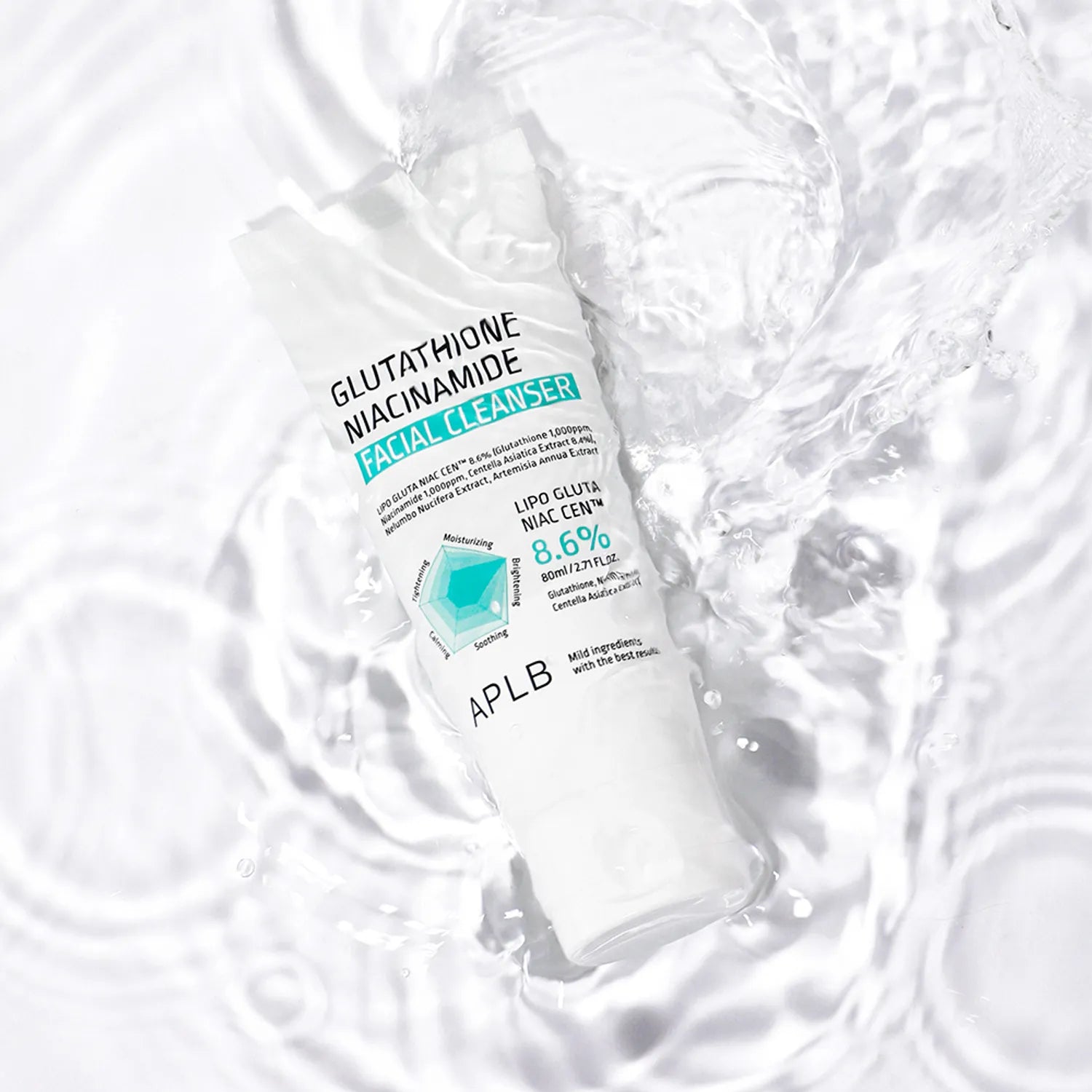 APLB Glutathione Niacinamide Facial Cleanser 80ml - Velvet Vanity