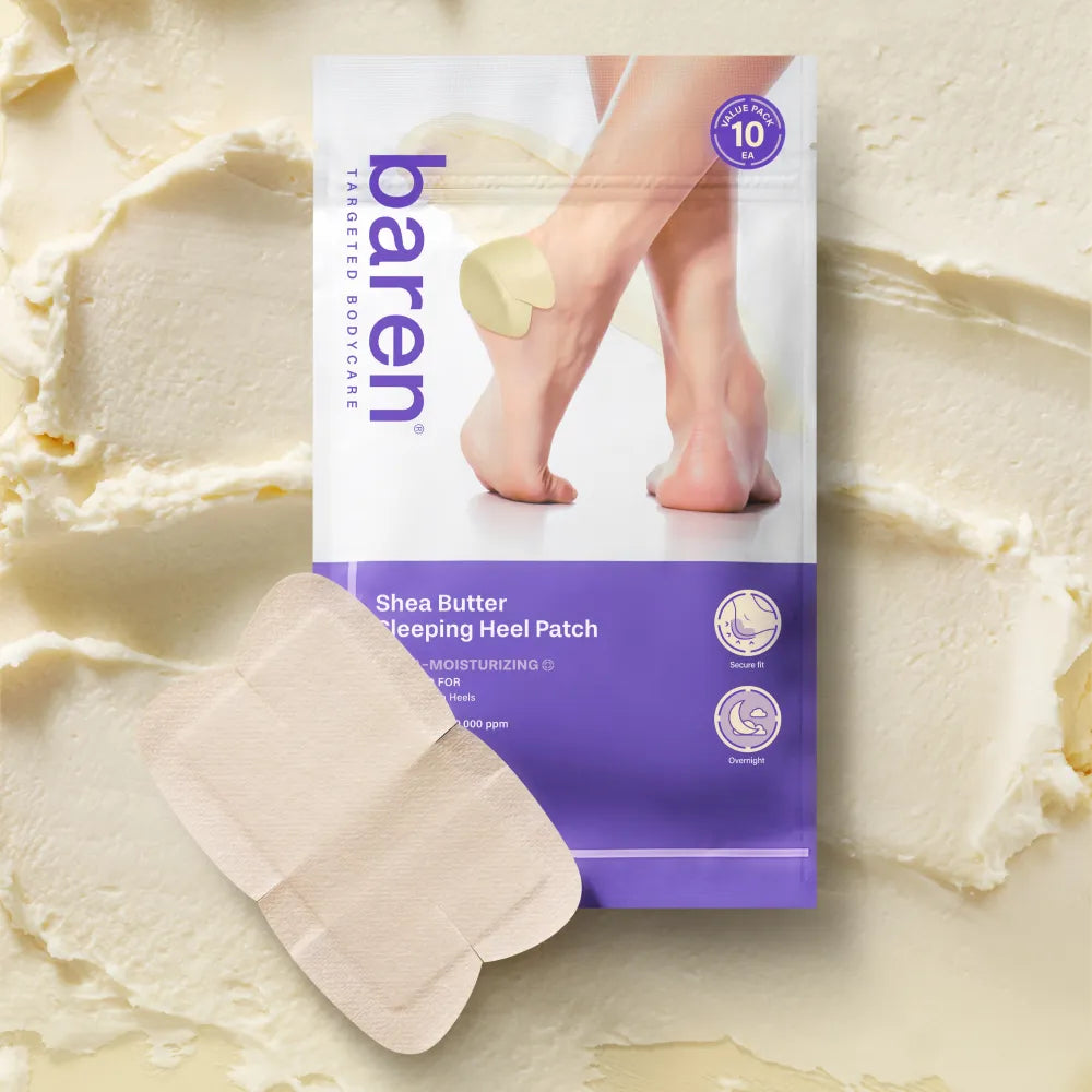 BAREN Shea Butter Sleeping Heel Patch 6 pcs
