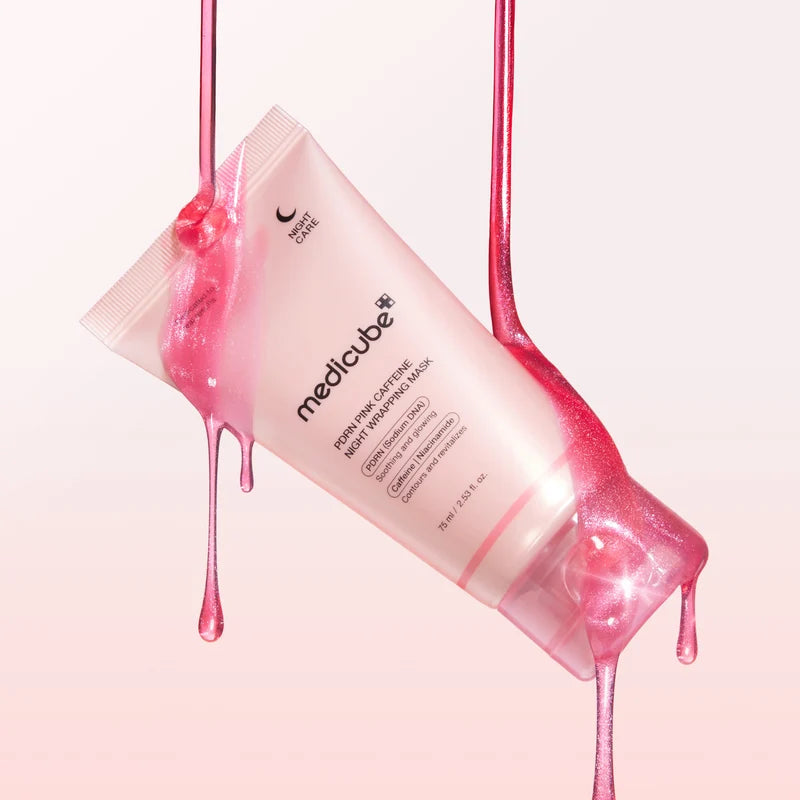 MEDICUBE PDRN Pink Caffeine Night Wrapping Mask