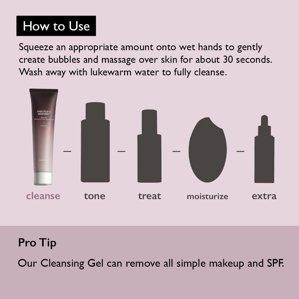 Black Rice Moisture 5.5 Soft Cleansing Gel - Velvet Vanity