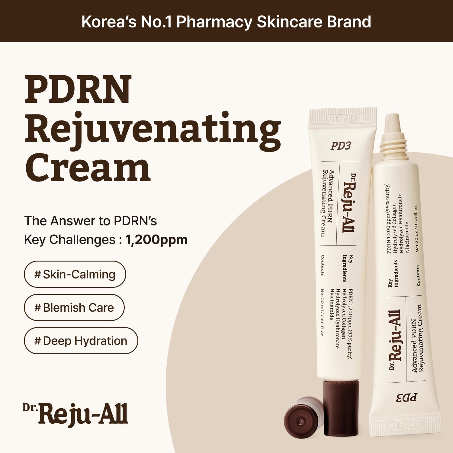 DR.REJUALL Advanced PDRN Rejuvenating Cream (20ml)