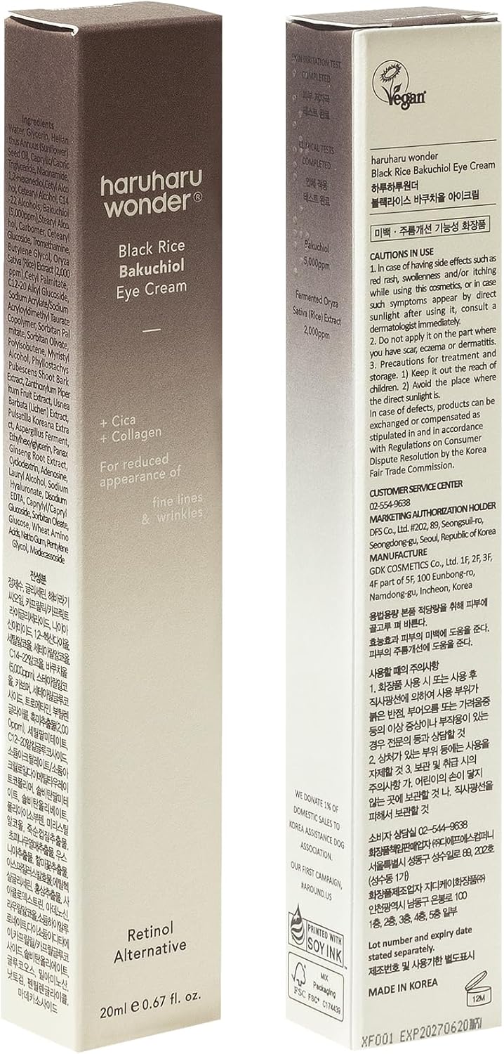 Black Rice Bakuchiol Eye Cream - Velvet Vanity