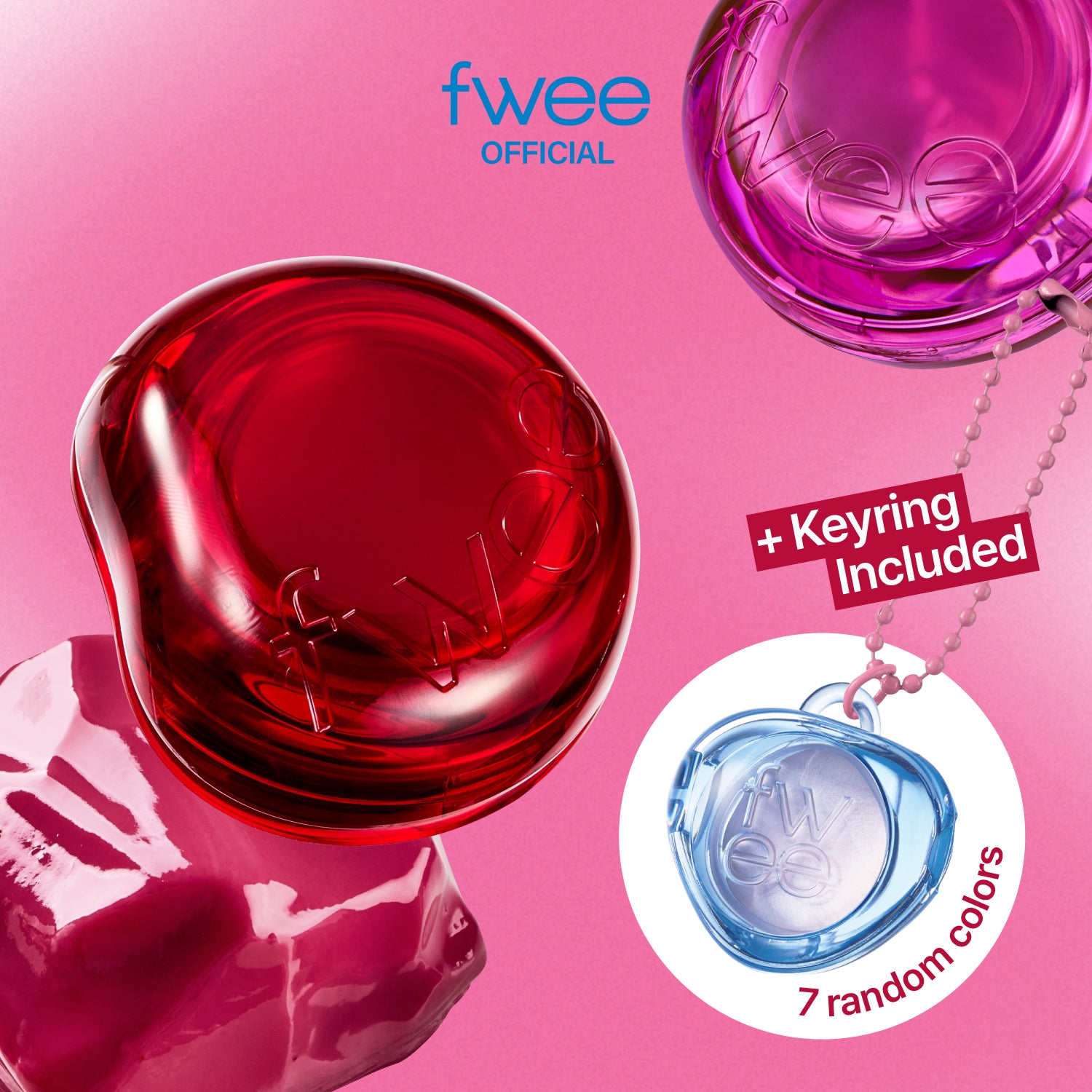 FWEE Jelly Pot Keyring Set