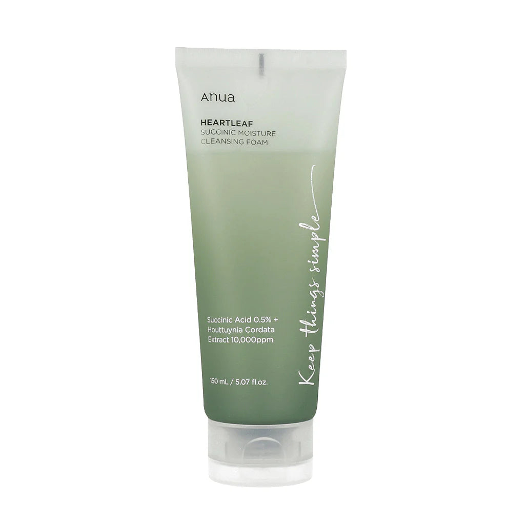 ANUA Succinic Moisture Cleansing Foam (150ml) - Velvet Vanity