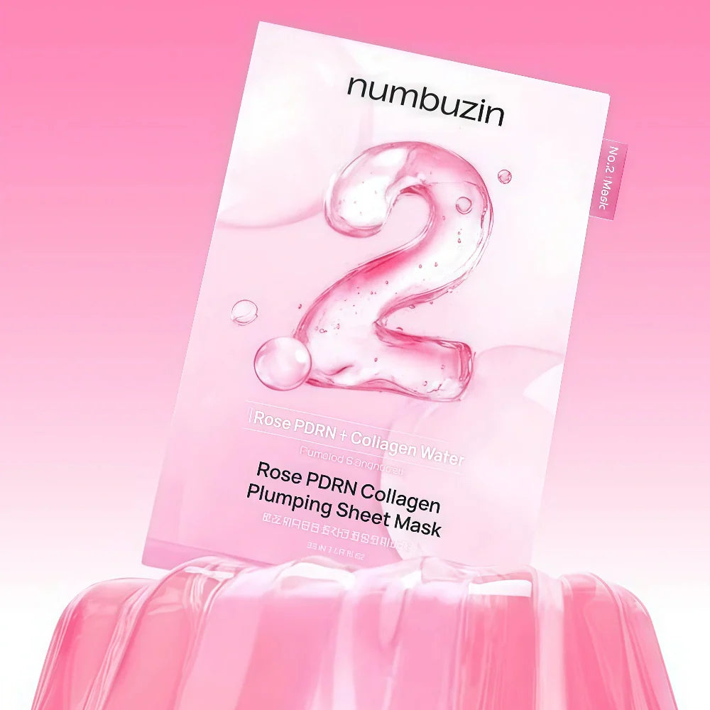 NUMBUZIN No.2 Rose PDRN + Collagen Plumping Sheet Mask - Velvet Vanity