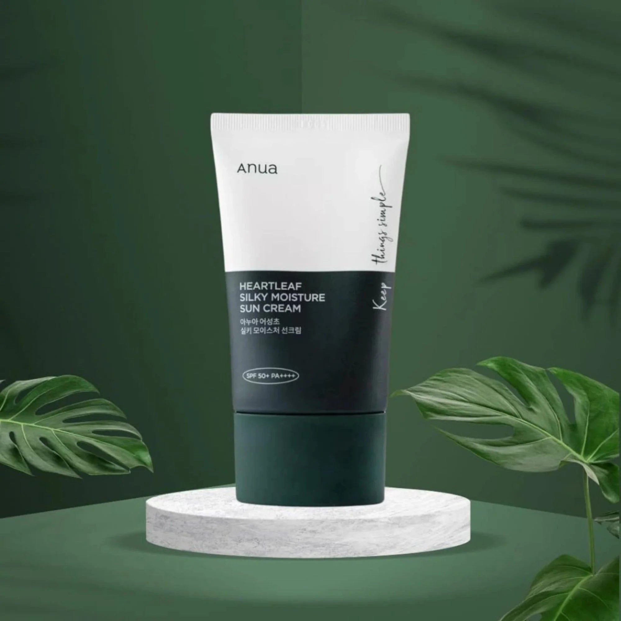 ANUA Heartleaf Silky Moisture Sun Cream