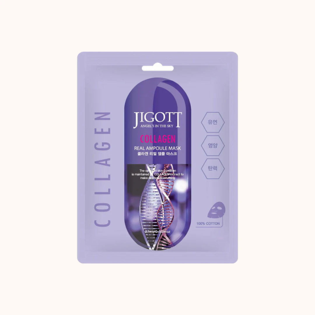 JIGOTT Collagen Real Ampoule Sheet Mask - Velvet Vanity