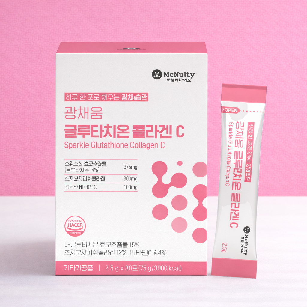 MCNULTY BIO Sparkle Glutathione Collagen C (375mg)