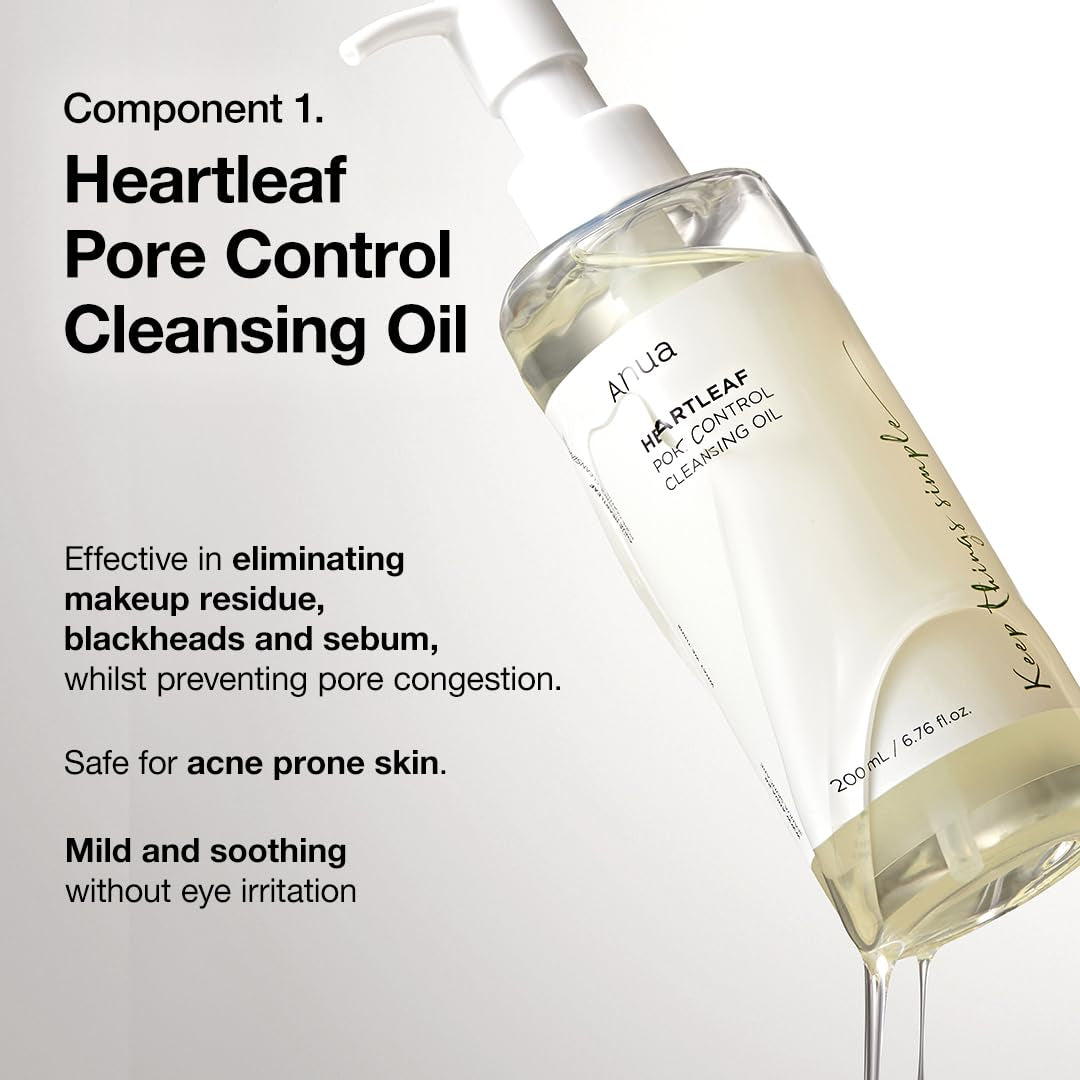 ANUA Double Cleanser Duo for Facial Cleansing SET (OIL+FOAM) - Velvet Vanity
