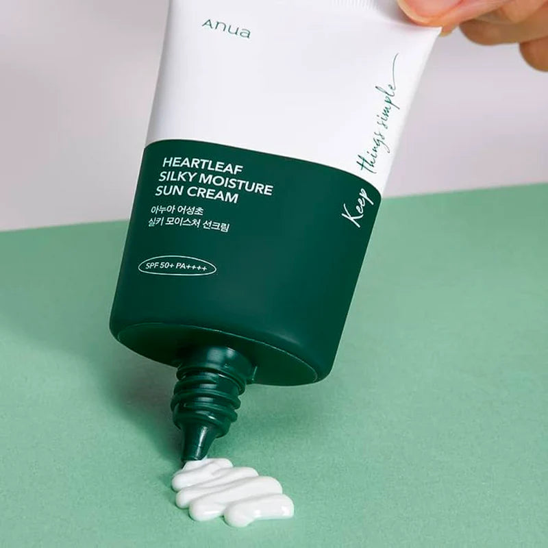 ANUA Heartleaf Silky Moisture Sun Cream