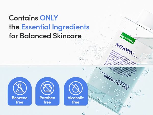 EQQUALBERRY Swimming Pool Daily Facial Toner 300ml