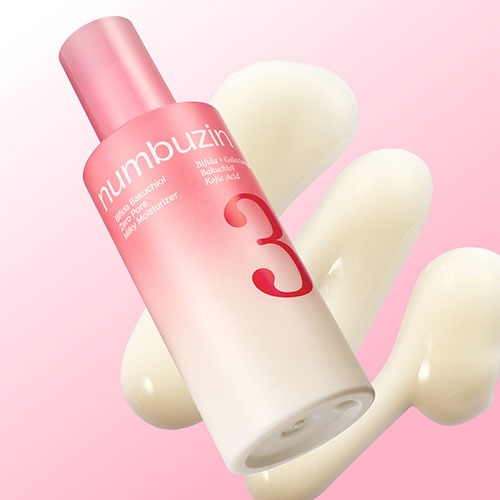 NUMBUZIN No.3 Bifida Bakuchiol Zero Pore Milky Moisturizer