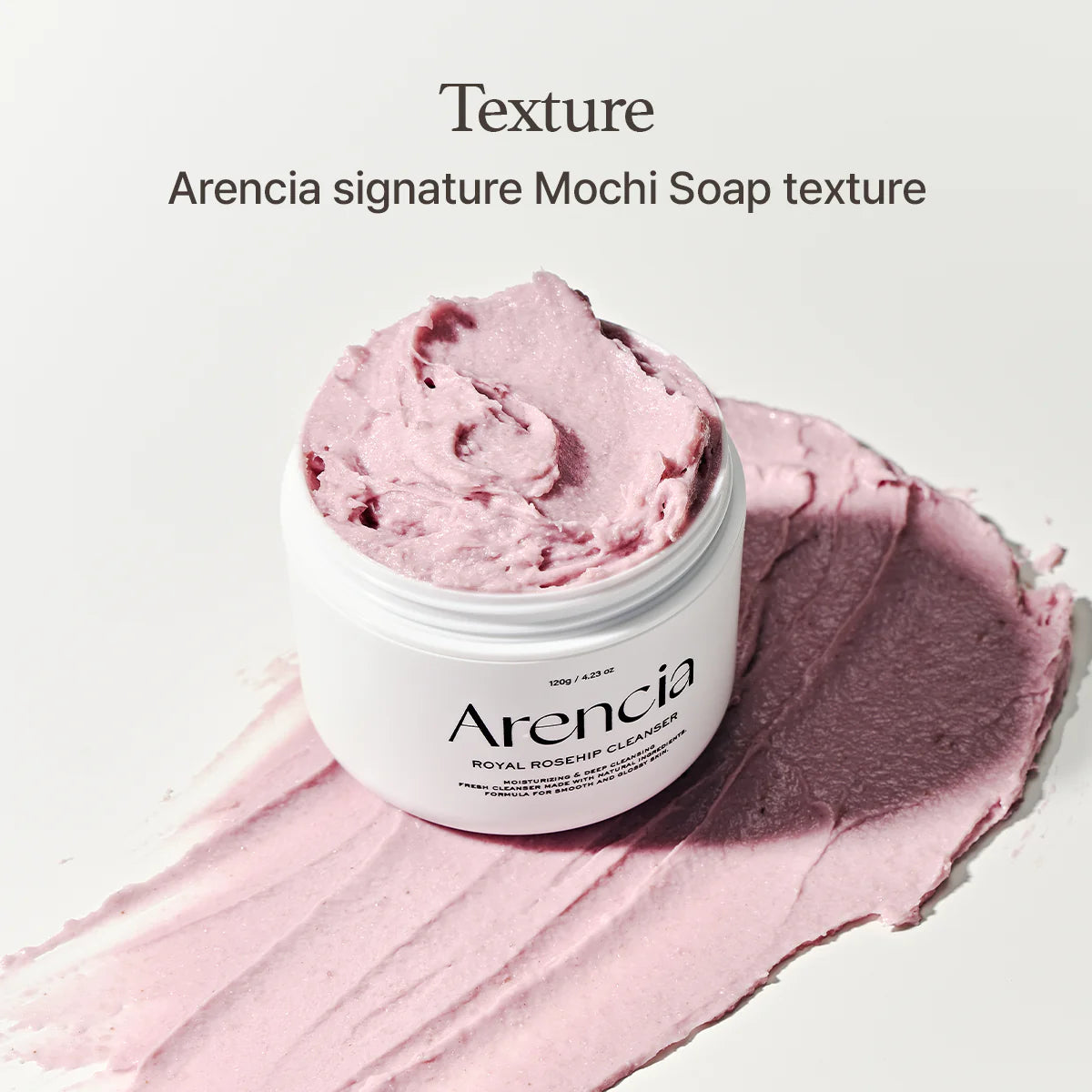 ARENCIA Fresh Rosehip Mochi Cleanser - Velvet Vanity