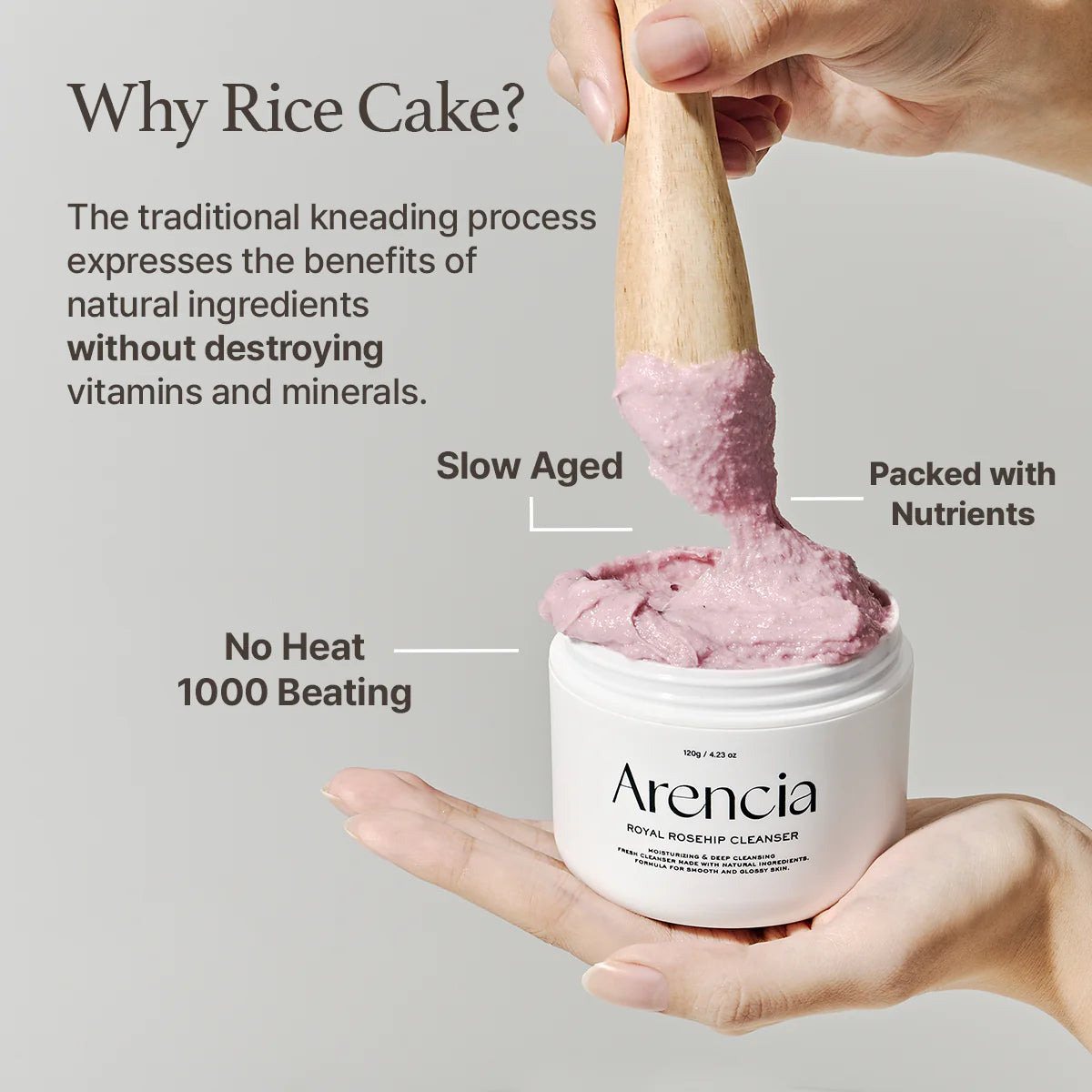 ARENCIA Fresh Rosehip Mochi Cleanser - Velvet Vanity