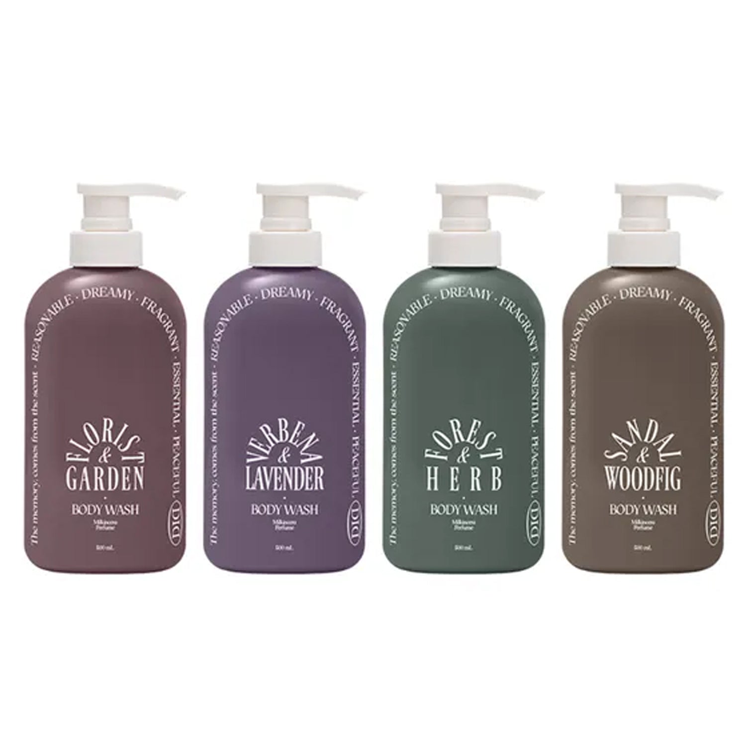 ODID Milkincera Perfume Body Wash - 4 Types - Velvet Vanity