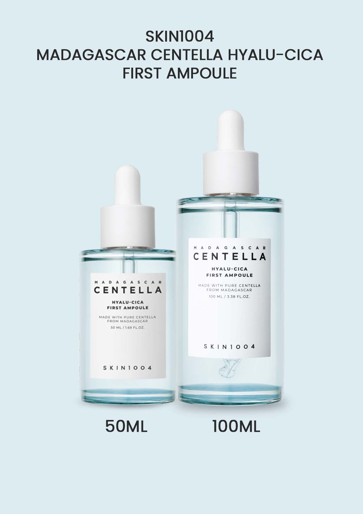 SKIN1004 Hyalu-Cica First Ampoule (2 Sizes) - Velvet Vanity