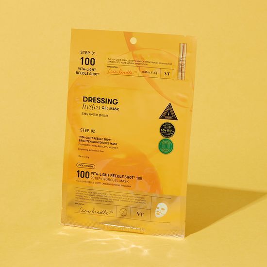 VT Vita-Light Reedle Shot 100 2 Step Hydrogel Mask (2 options) - Velvet Vanity