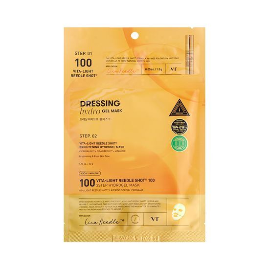 VT Vita-Light Reedle Shot 100 2 Step Hydrogel Mask (2 options) - Velvet Vanity