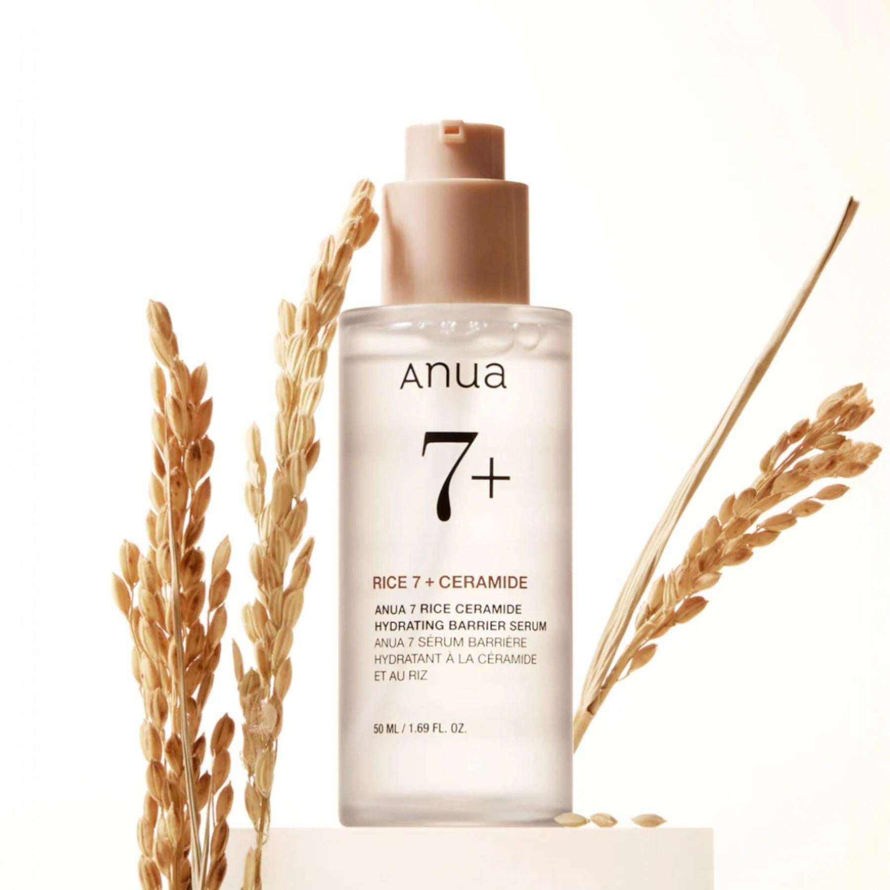 ANUA Rice Ceramide 7 Hydrating Barrier Serum (50ml) - Velvet Vanity