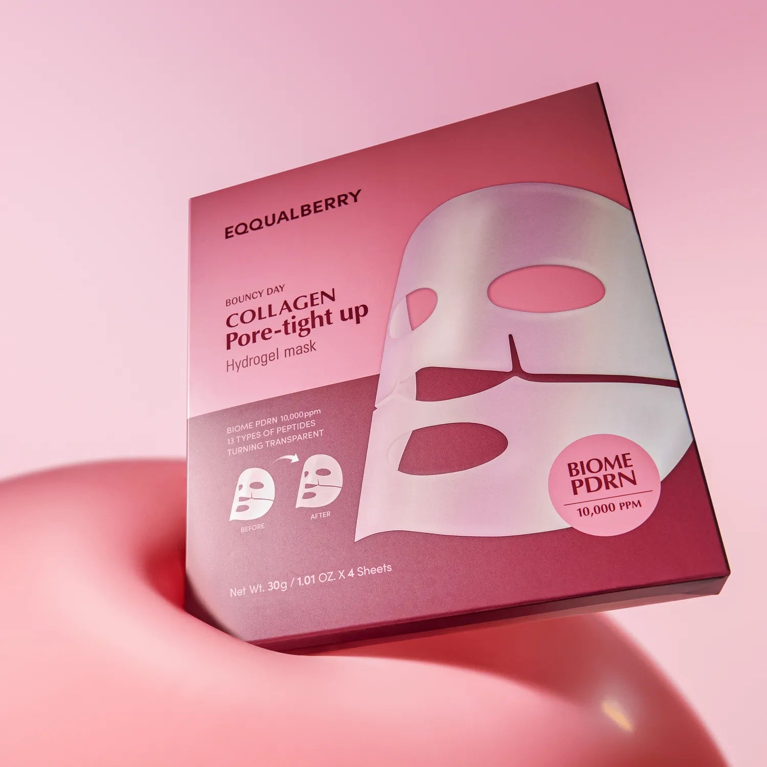 EQQUALBERRY Collagen Pore Tight up Hydrogel Mask - Velvet Vanity