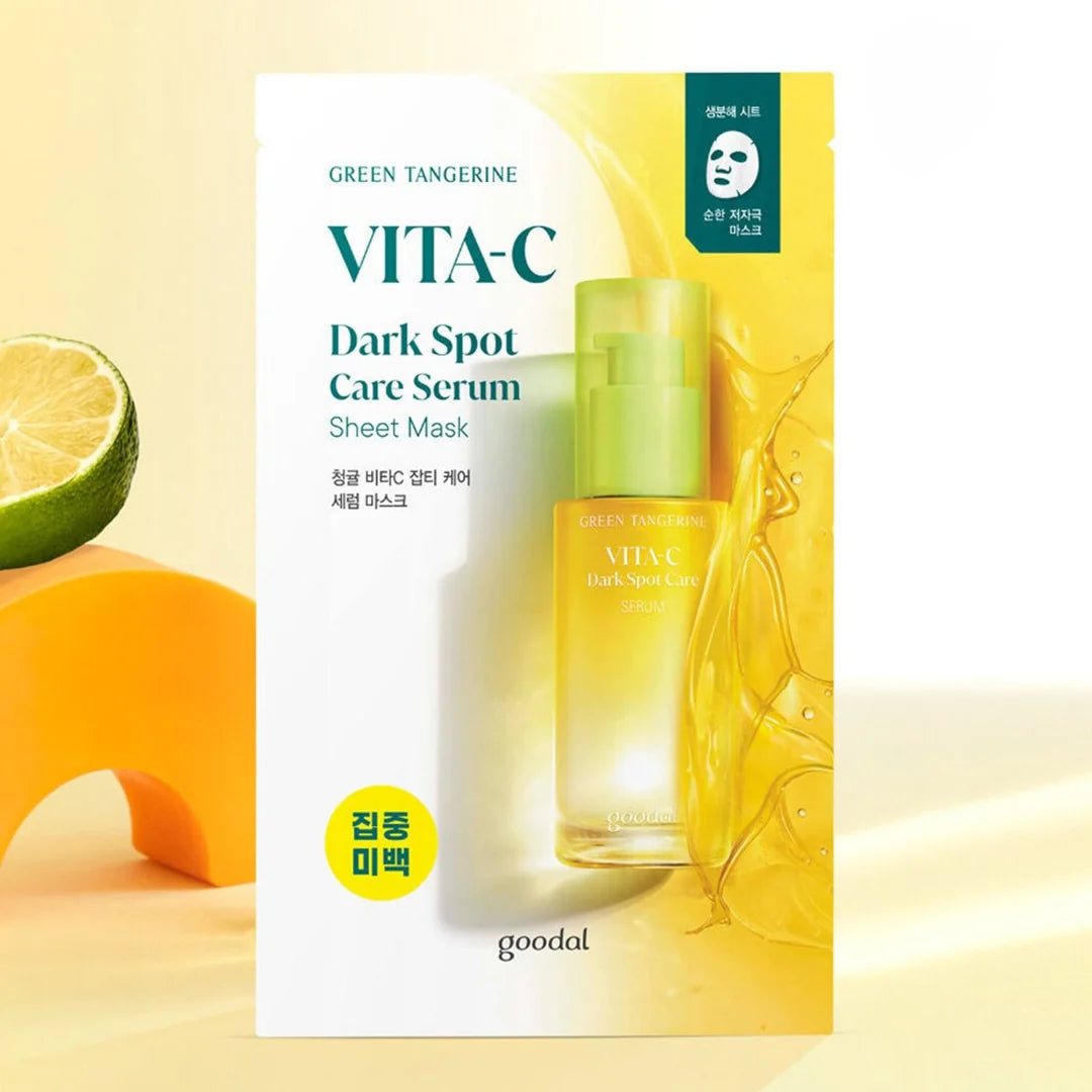 Goodal - Green Tangerine Vita C Dark Spot Care Serum Mask 1pc - Velvet Vanity