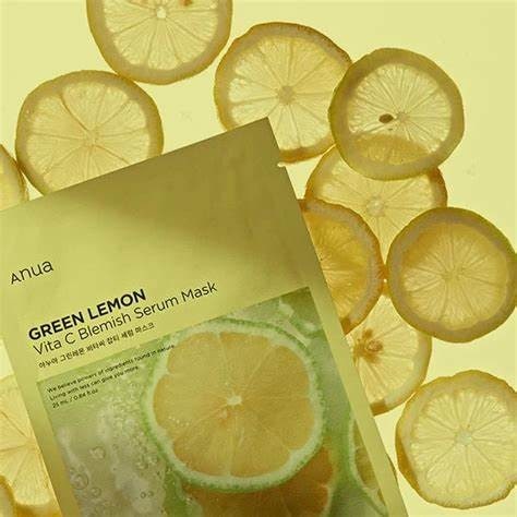 ANUA GREEN LEMON Vita C Blemish Serum Mask