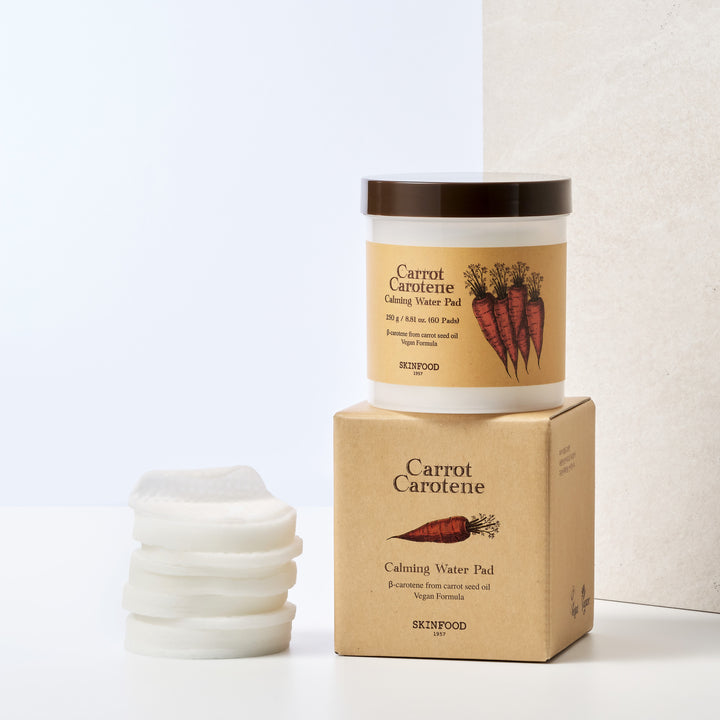 SKINFOOD Carrot Carotene Calming Water Pad (60 pads)