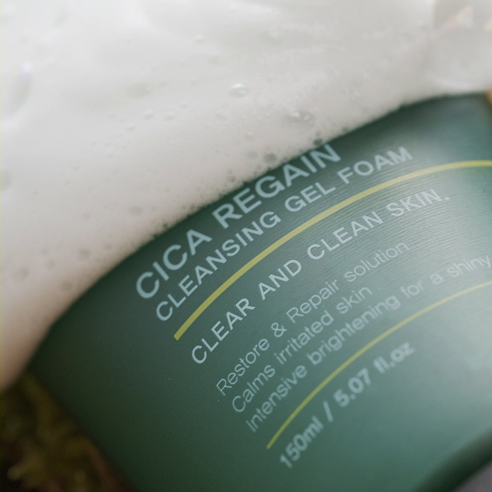 Cica Regain Cleansing Gel Foam - Velvet Vanity