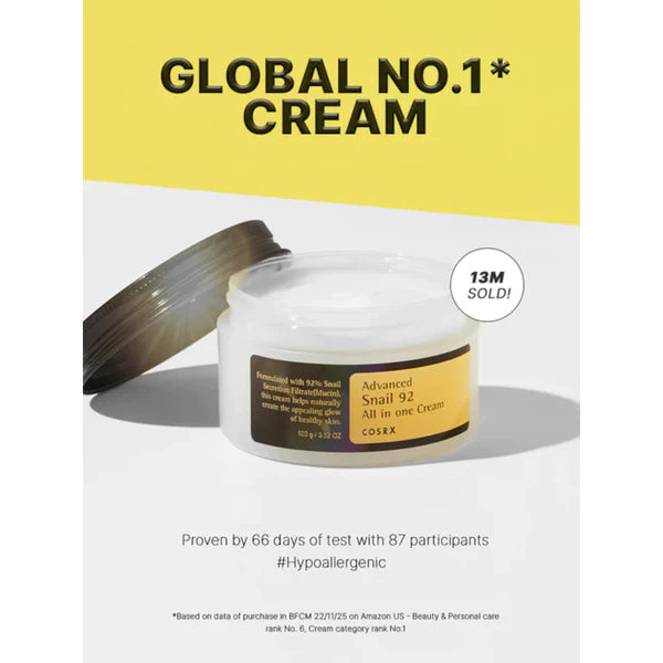 Snail 92 All In One Cream 100g - Velvet Vanity