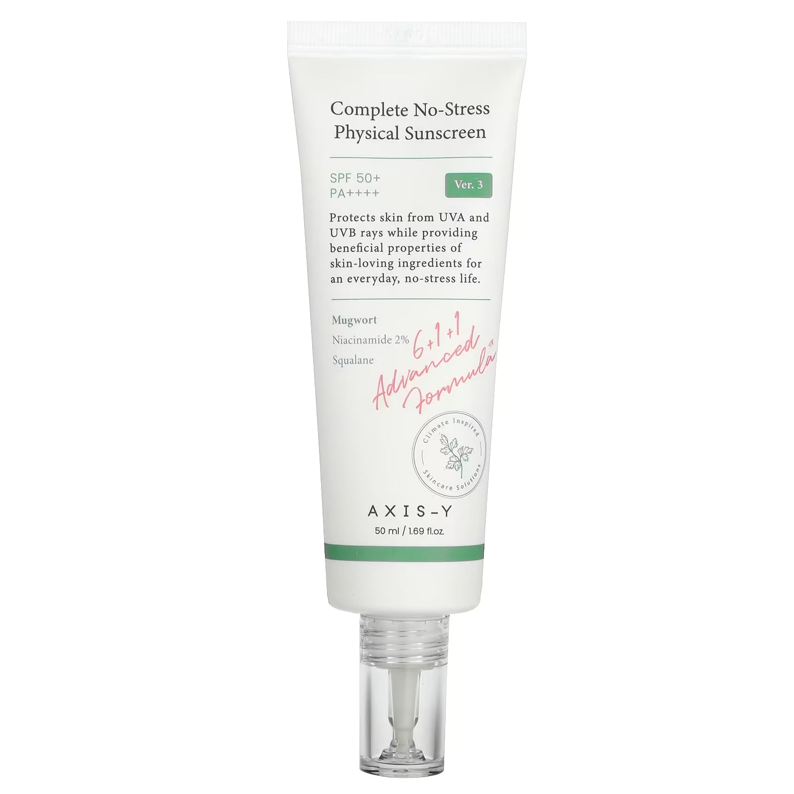 AXIS-Y Complete No-Stress Physical Sunscreen (50ml)
