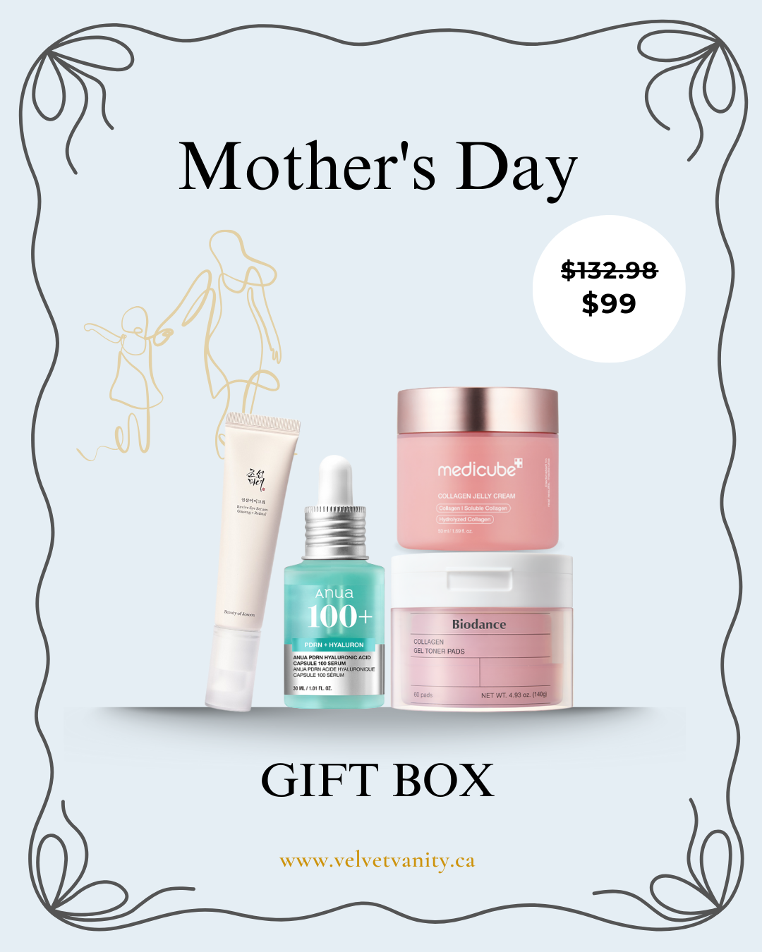 Mother's Day Skincare Gift Box (4 Step)
