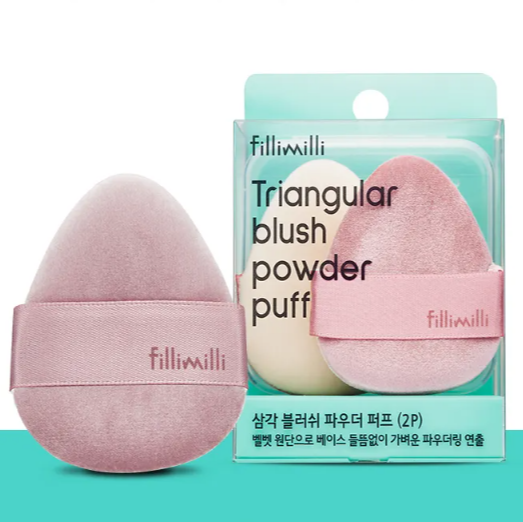 FILLIMILLI Triangular Blush Power Puff Set