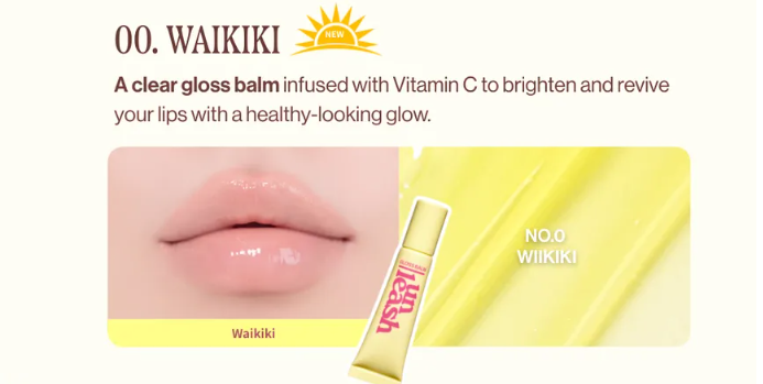 UNLEASHIA Sunset Dazzle Gloss Balm