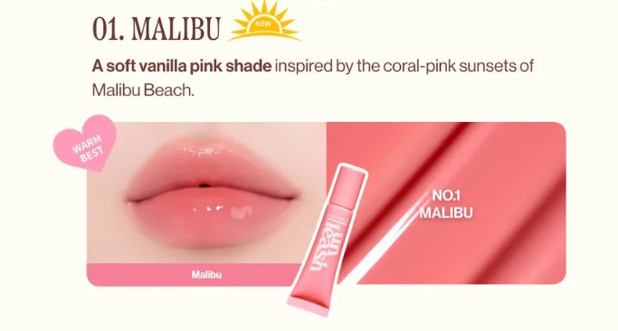 UNLEASHIA Sunset Dazzle Gloss Balm