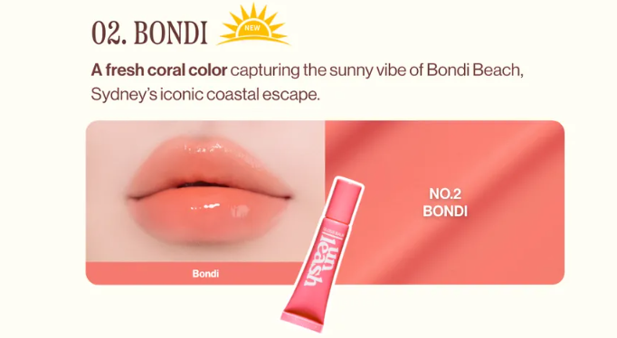 UNLEASHIA Sunset Dazzle Gloss Balm