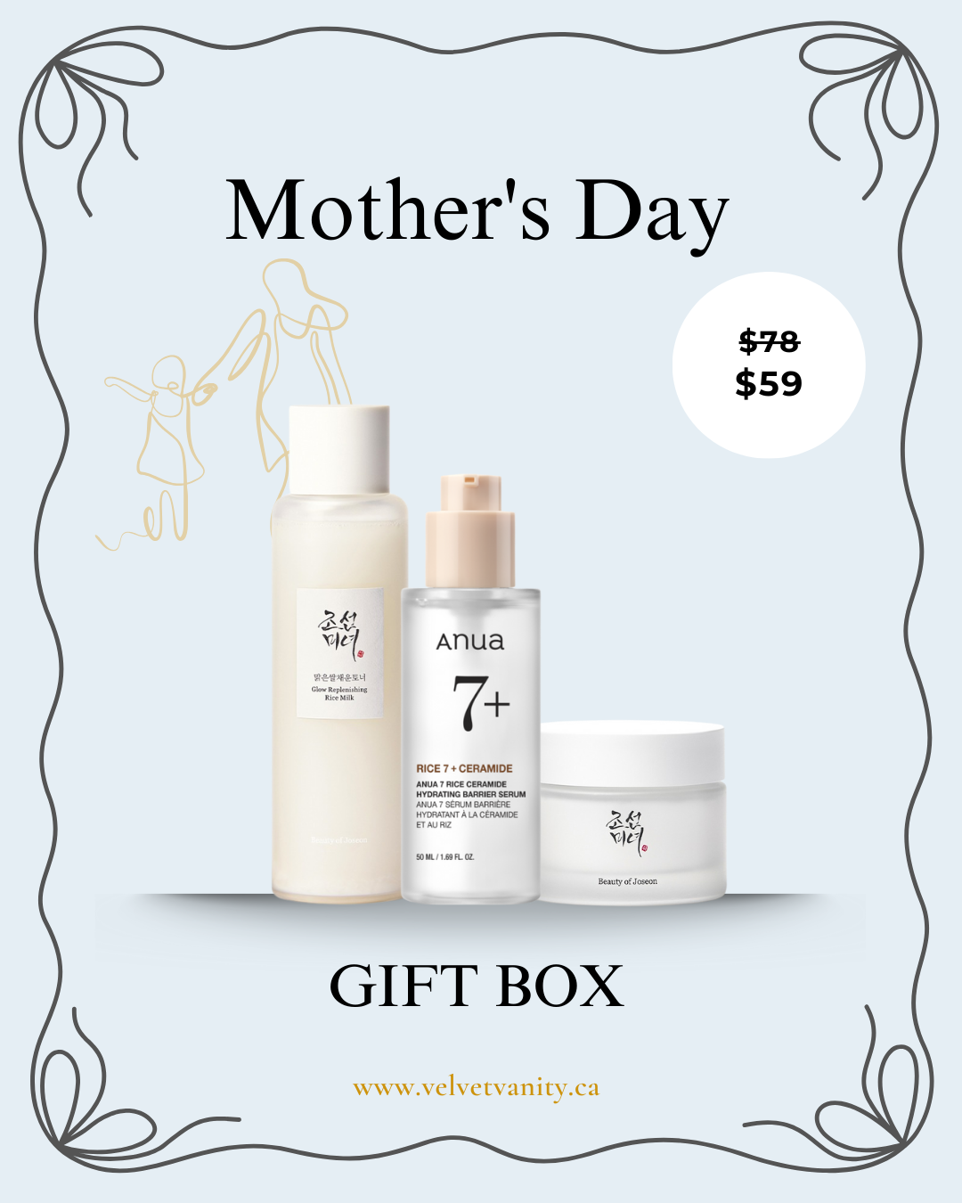 Mother's Day Skincare Gift Box (3 Step)