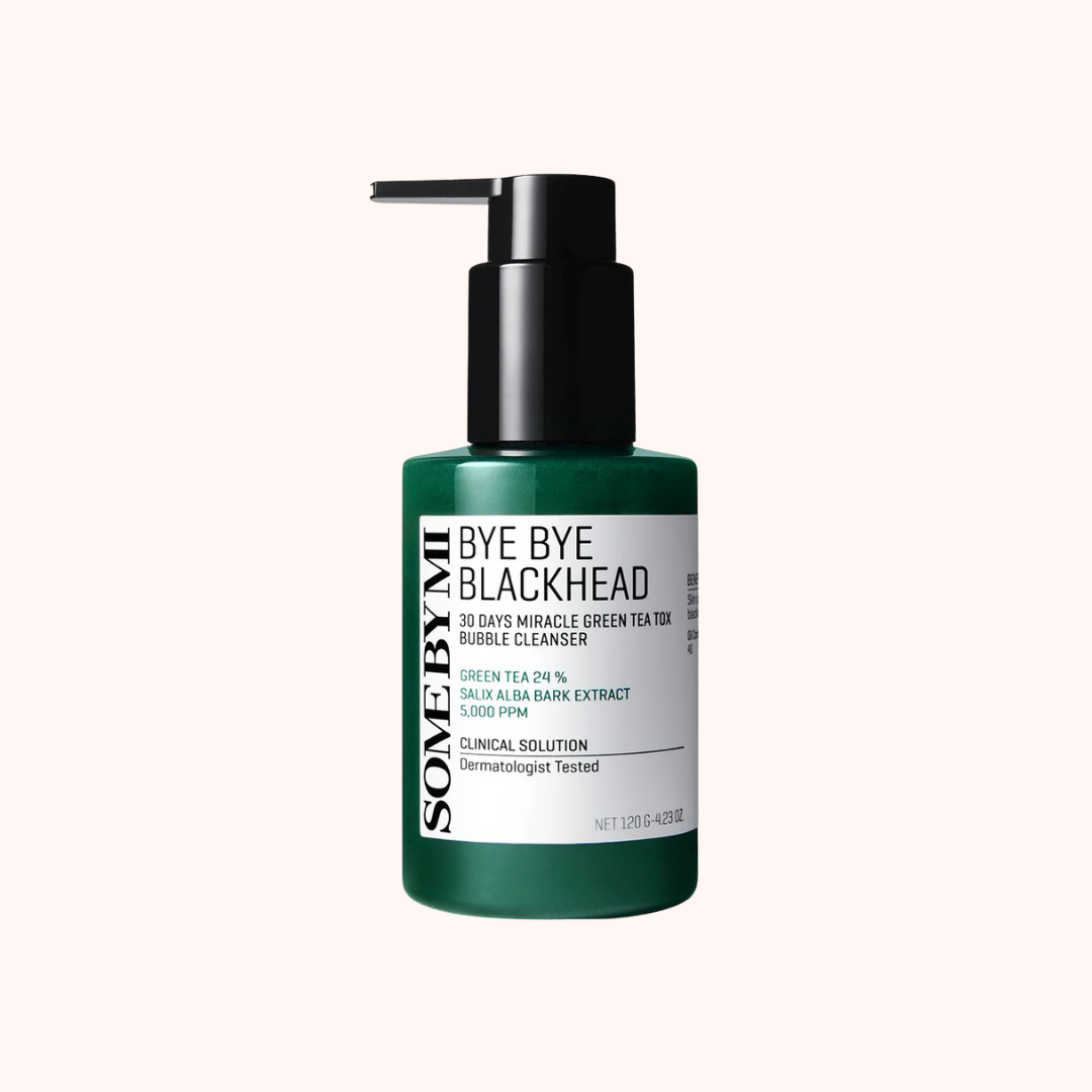 SOME BY MI Bye Bye Blackhead 30 Days Miracle Green Tea Tox Bubble Cleanser