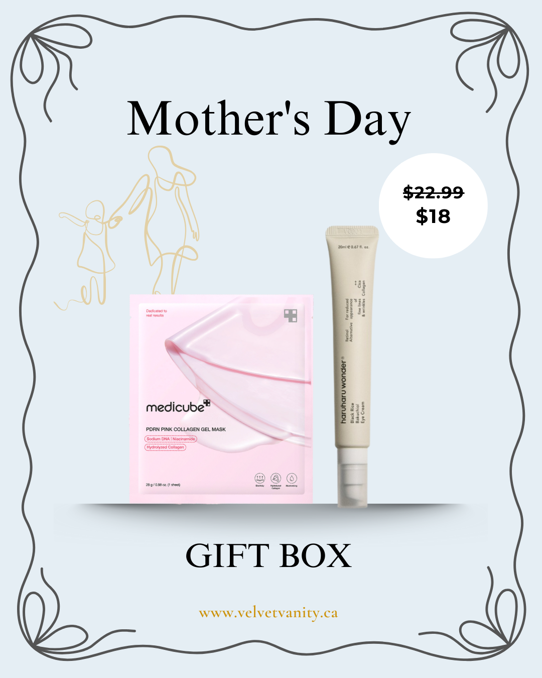 Mother's Day Gift (eye cream + sheet mask) HARUHARUWONDER