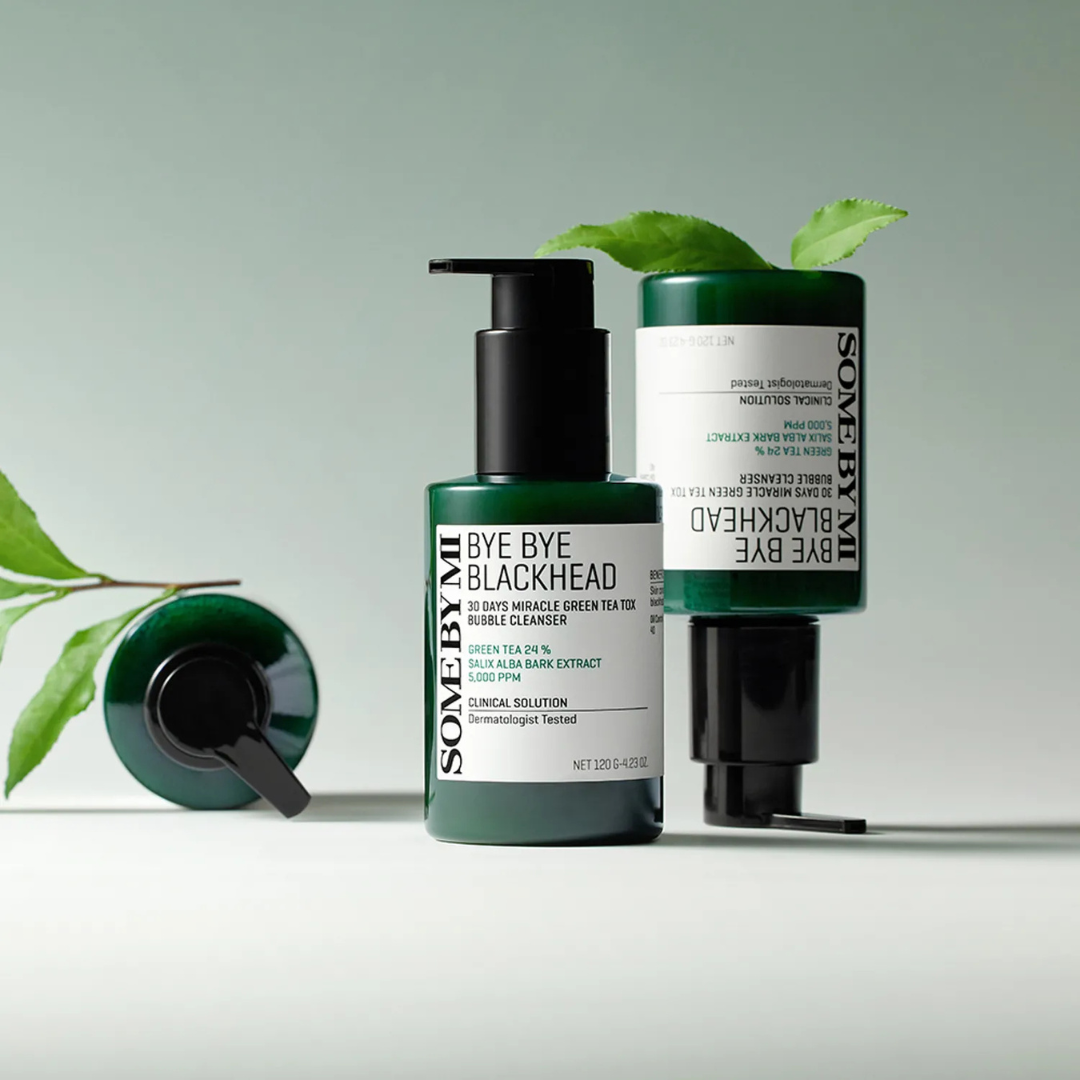 SOME BY MI Bye Bye Blackhead 30 Days Miracle Green Tea Tox Bubble Cleanser