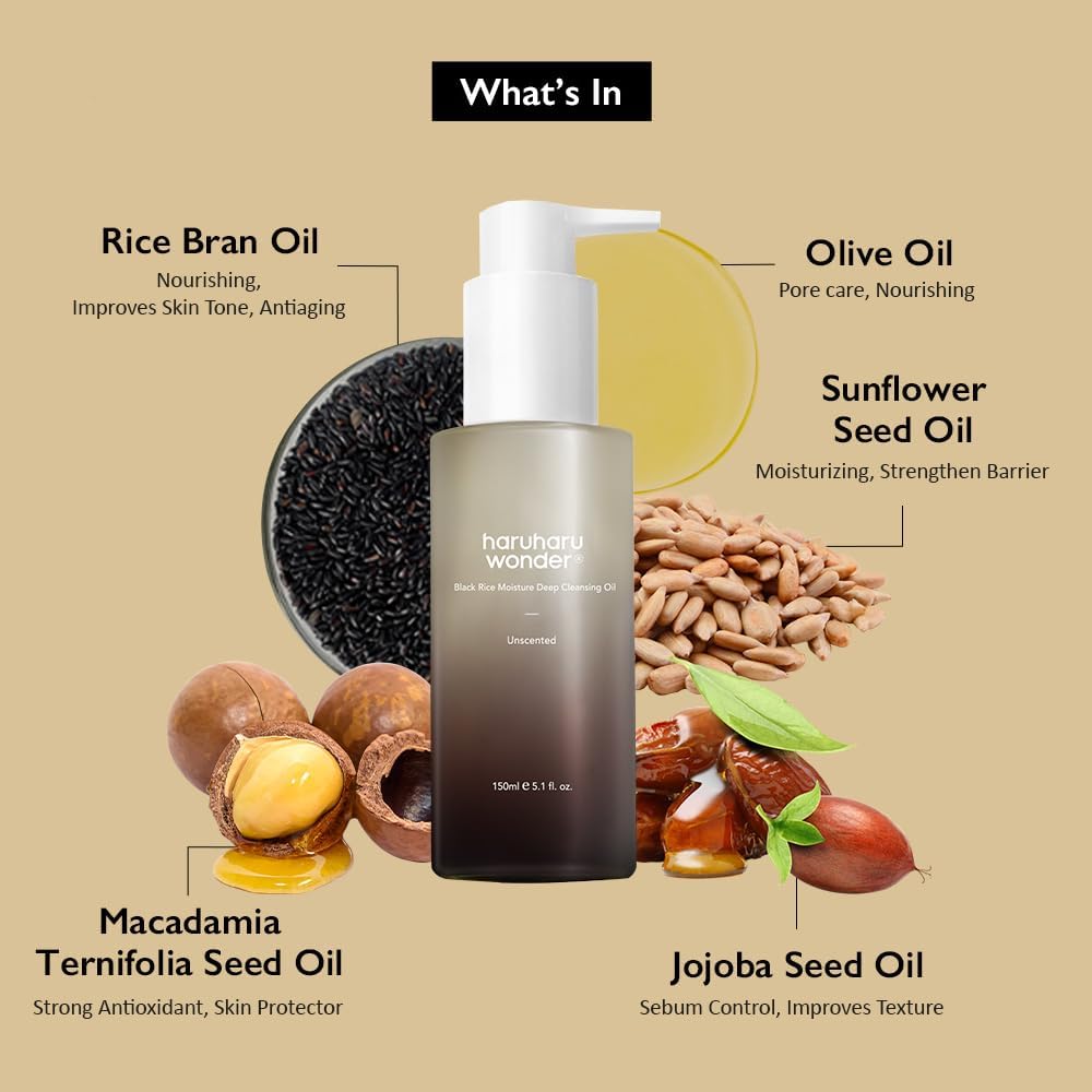 Black Rice Moisture Deep Cleansing Oil - Velvet Vanity