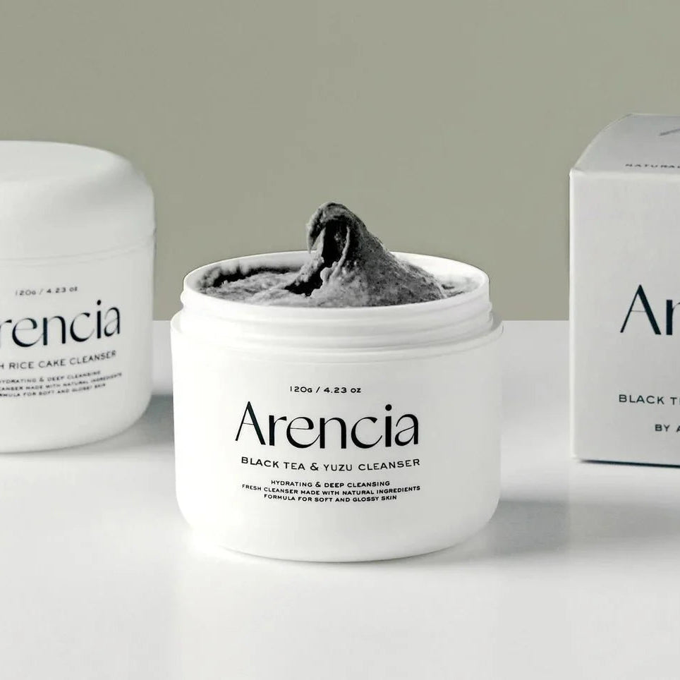 ARENCIA Black Tea & Yuzu Rice Mochi Cleanser - Velvet Vanity