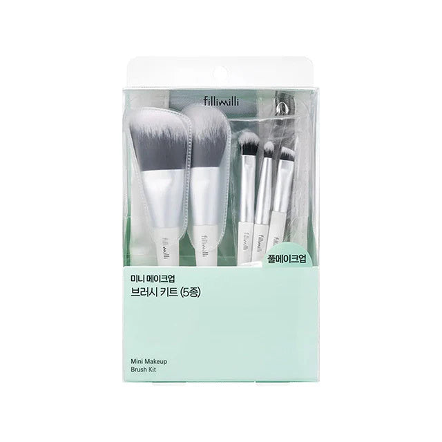 FILLIMILLI Mini Makup Brush Kit (5pcs) - Velvet Vanity