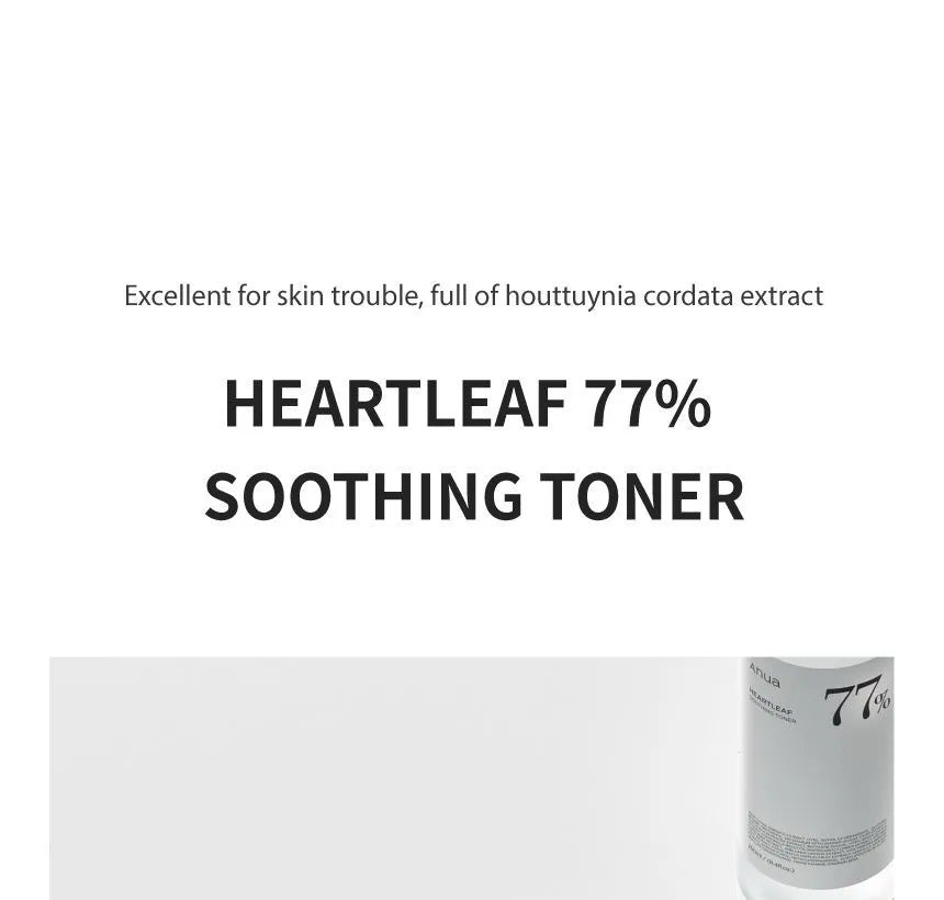 Heartleaf 77% Soothing Toner 150ml - Velvet Vanity