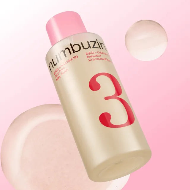 NUMBUZIN No.3 Bifida Bakuchiol 50 Zero Pore Milky Toner