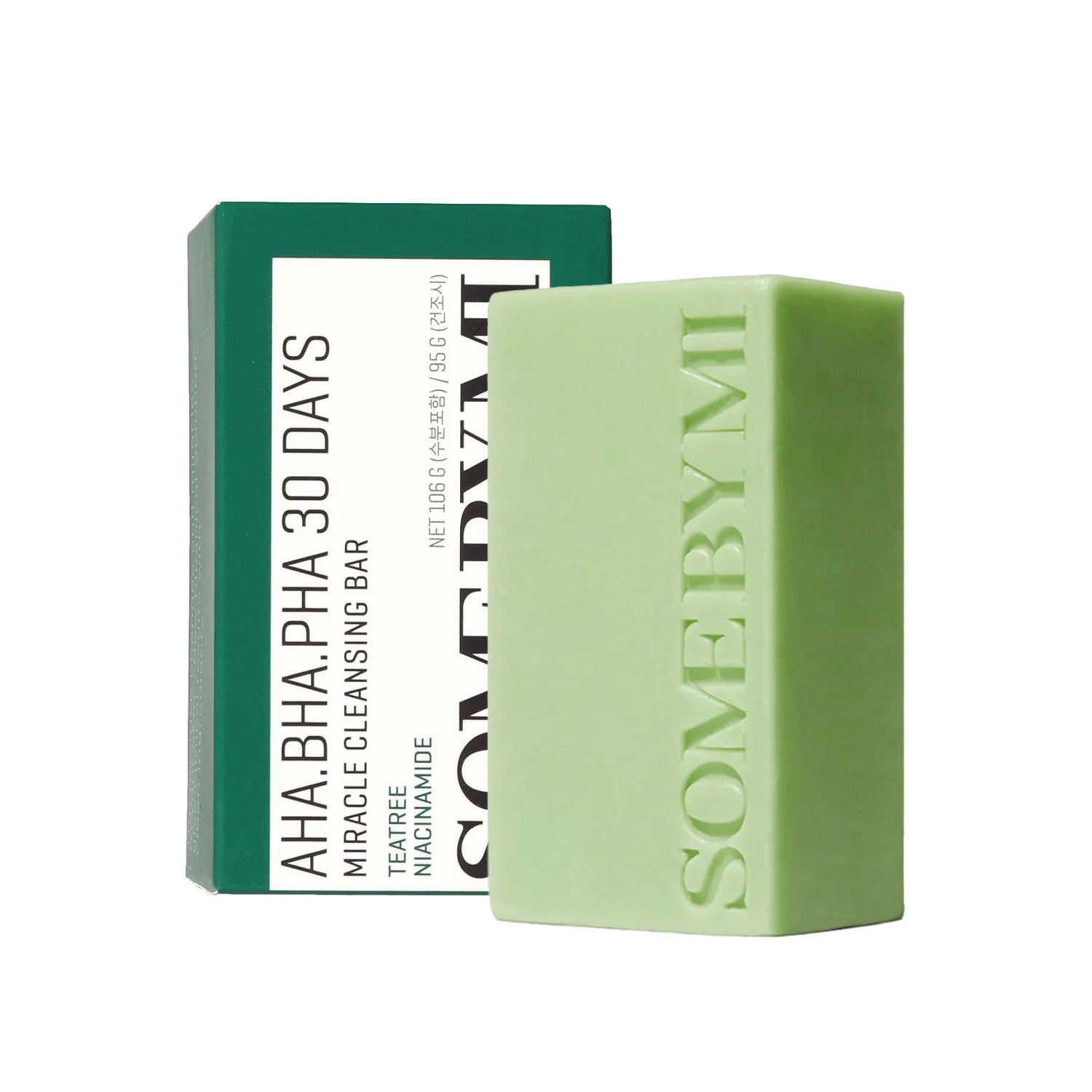 SOME BY MI AHA, BHA, PHA 30 Days Miracle Cleansing Bar 1pc