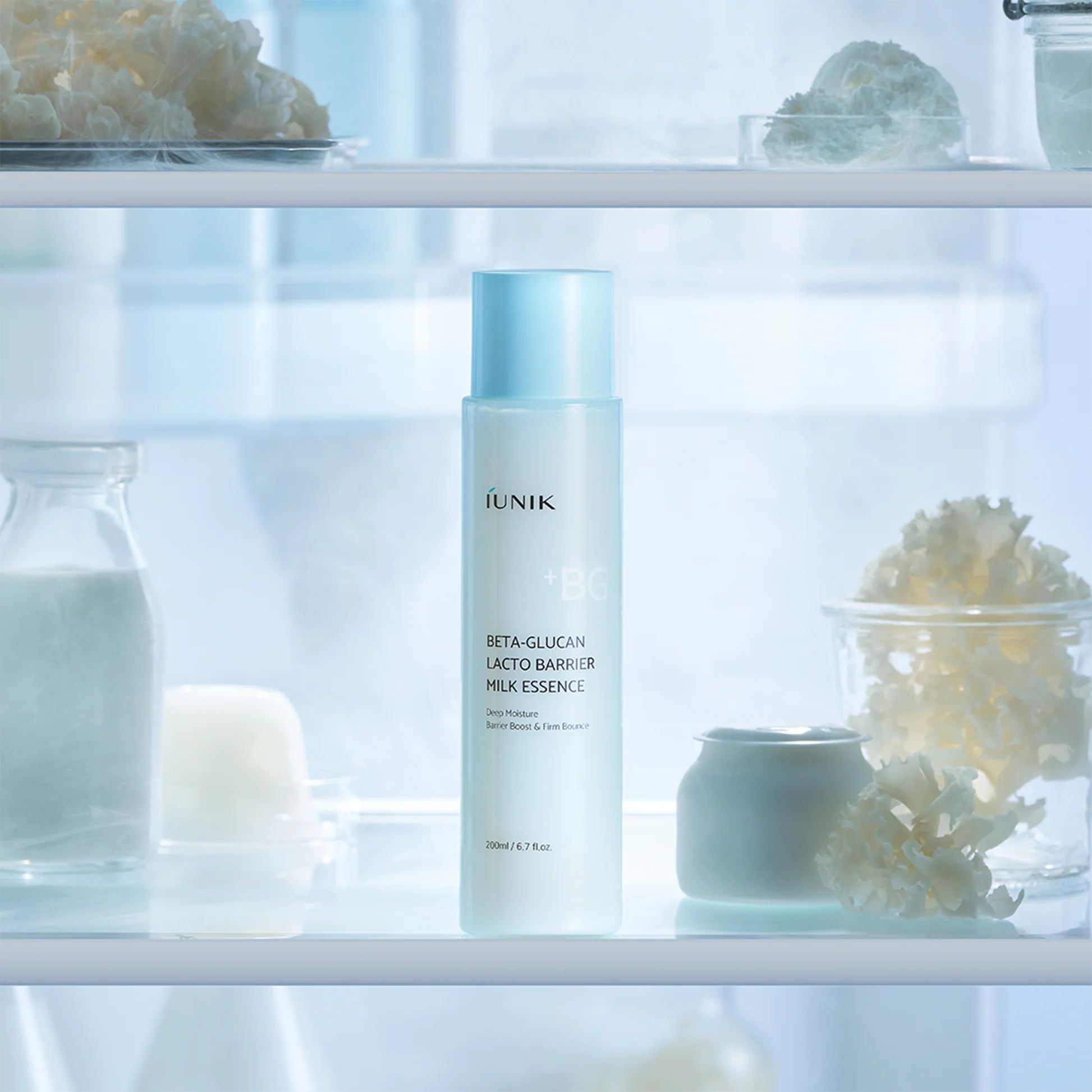 iUNIK Beta Glucan Lacto Barrier Milk Essence 200ml - Velvet Vanity