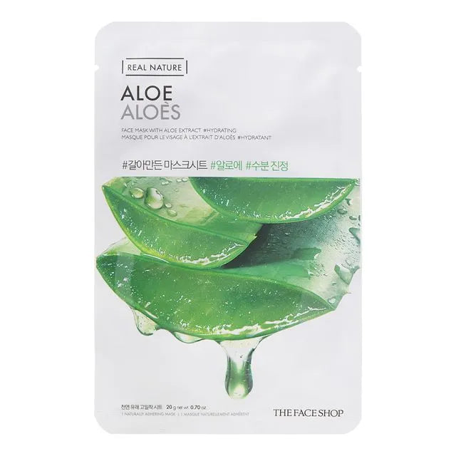 THE FACE SHOP - Real Nature Face Mask 1pc (20 Types) 20g - Velvet Vanity