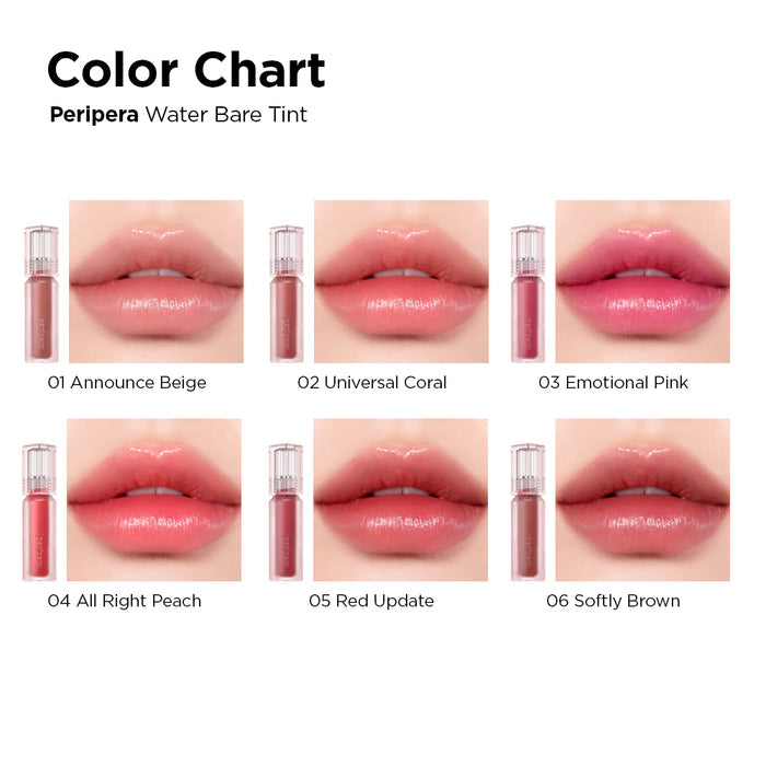 Water Bare Tint Universal 7 colors