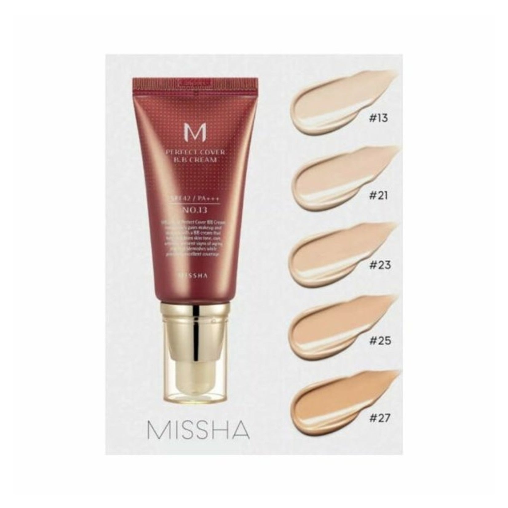 M Perfect Cover BB Cream SPF42 PA+++ 50mL - Velvet Vanity