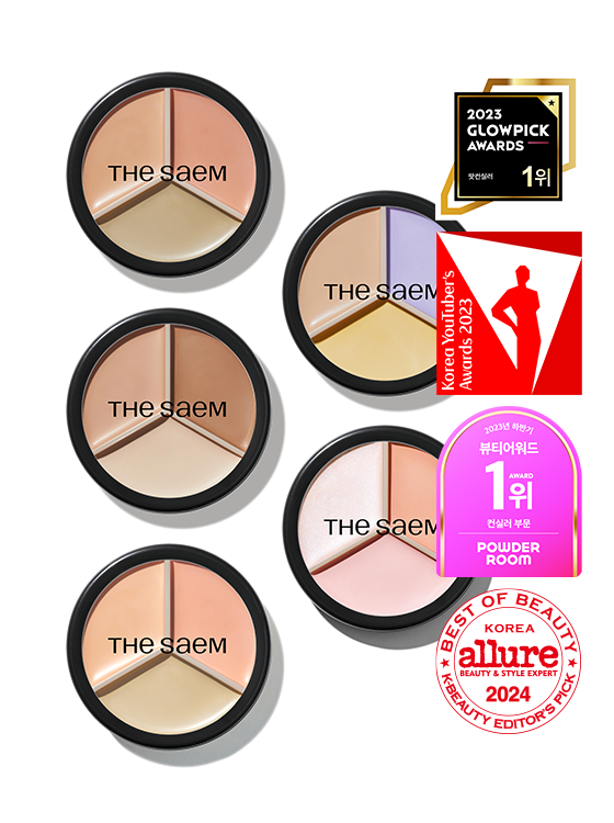 The Saem Cover Perfection Triple Pot Concealer